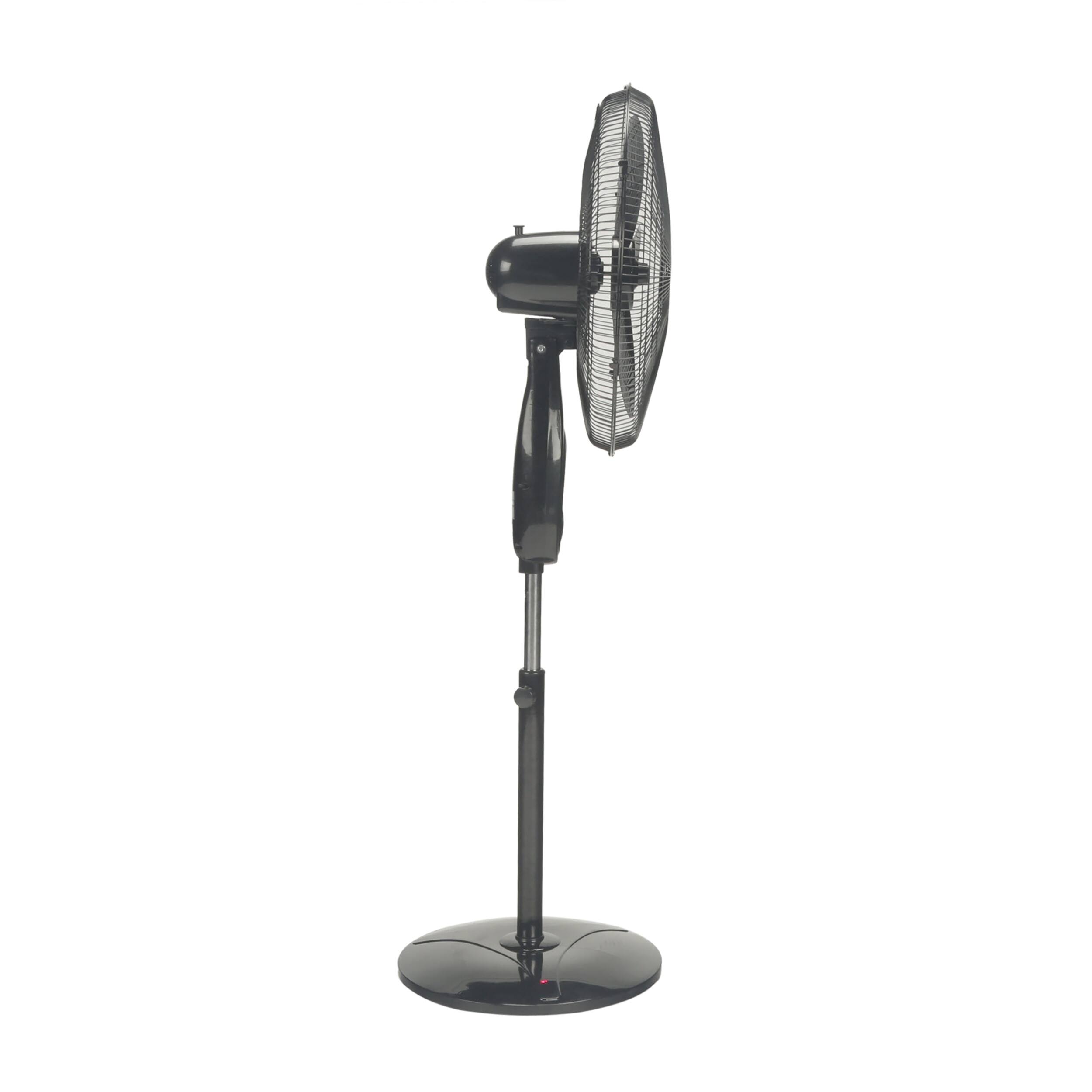 Alt View 2. Optimus - Optimus 18 in. Oscillating Stand Fan in Black - Black.