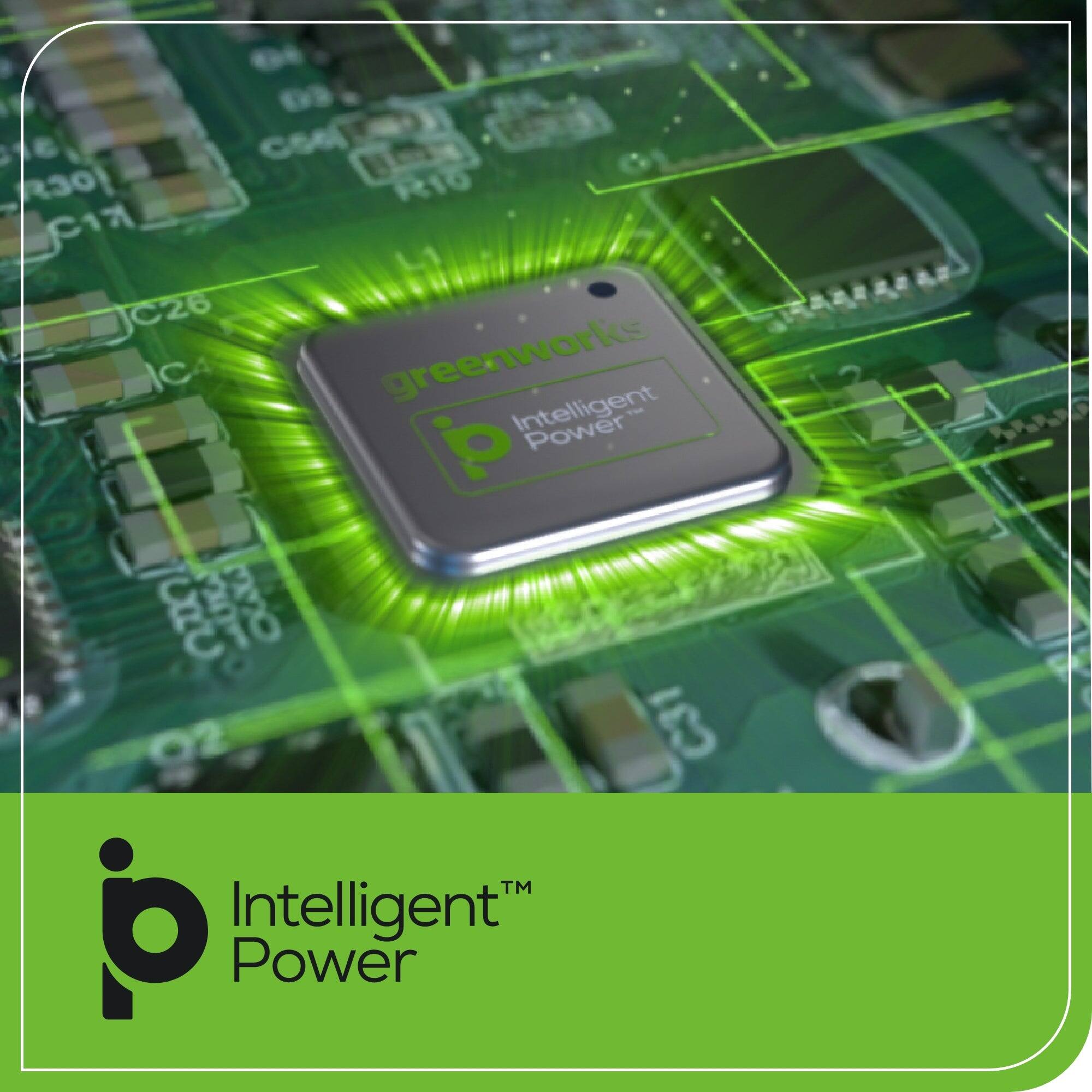 GS6 3 R10 1 C26 C greenworks Intelligent Power T UaU. MYO 92 C31 TM b Intelligent Power 2