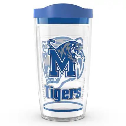 Front. Tervis - Memphis Tigers 16oz. Tradition Classic Tumbler - Multicolor.