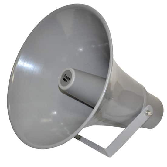 Pyle - PHSP131T 13.5'' Indoor / Outdoor 50 Watt PA Horn Speaker (Grey, Single) - Gray