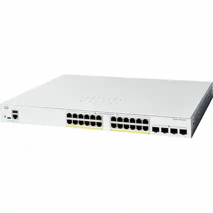 Front. Cisco Consumer Products - Cisco Catalyst C1200-24FP-4X Ethernet Switch - 24 Ports - Manageable - 10 Gigabit Ethernet - 10/100/1000Base-T - Unknown.
