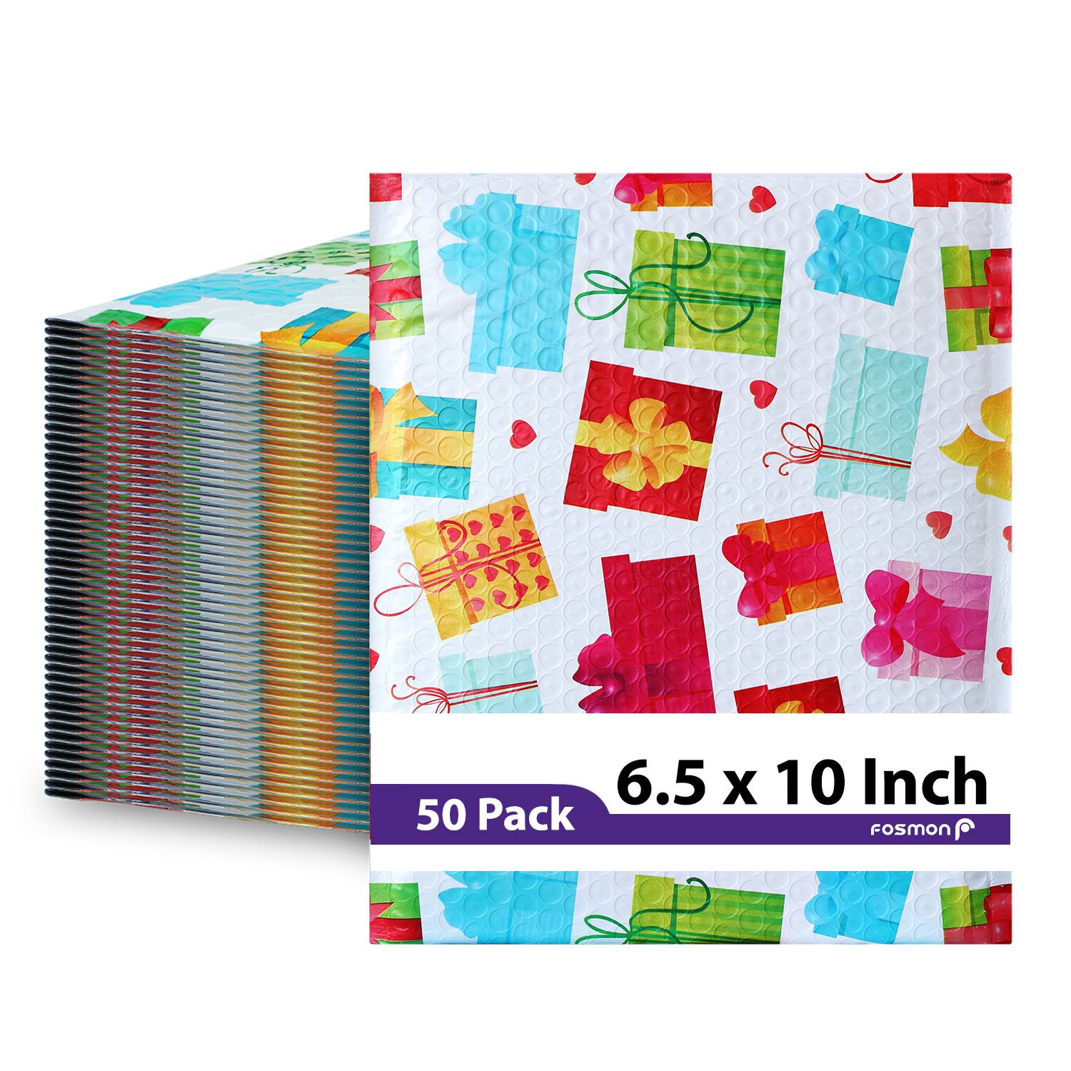 6.5 x 10 Inch  
50 Pack  
Fosmon