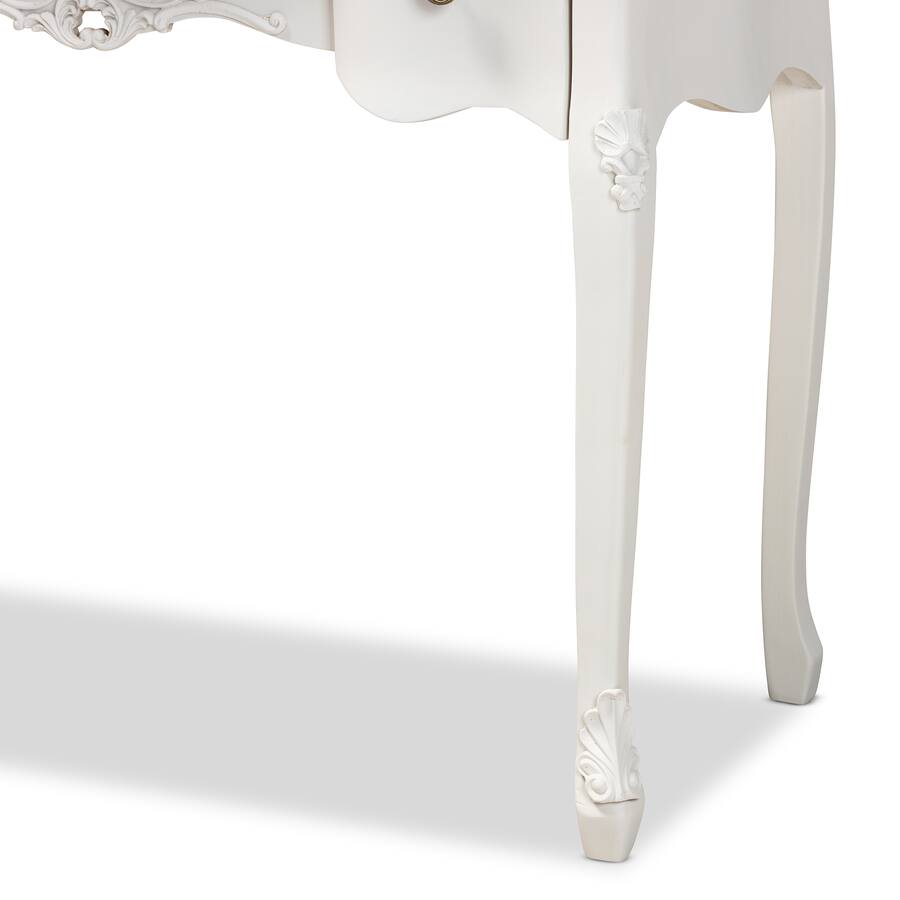 Baxton Studio Sophie Classic Traditional French Country White and ...