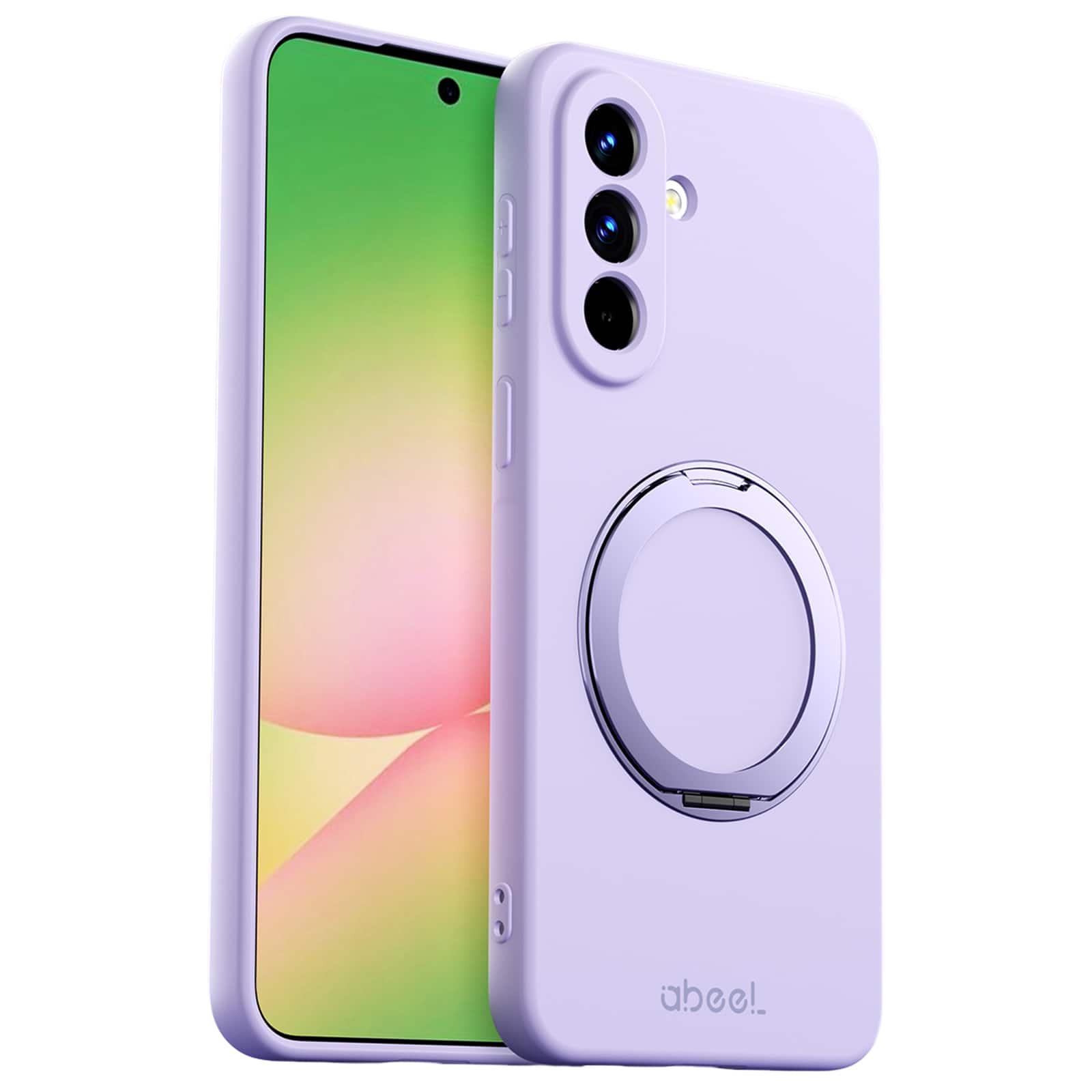 UUCOVER - For Samsung Galaxy A57 5G Case Shockproof Liquid Silicone Compatible with MagSafe Ring Holder 360° Rotating Stand Cover - Purple price history on PriceWatchPro