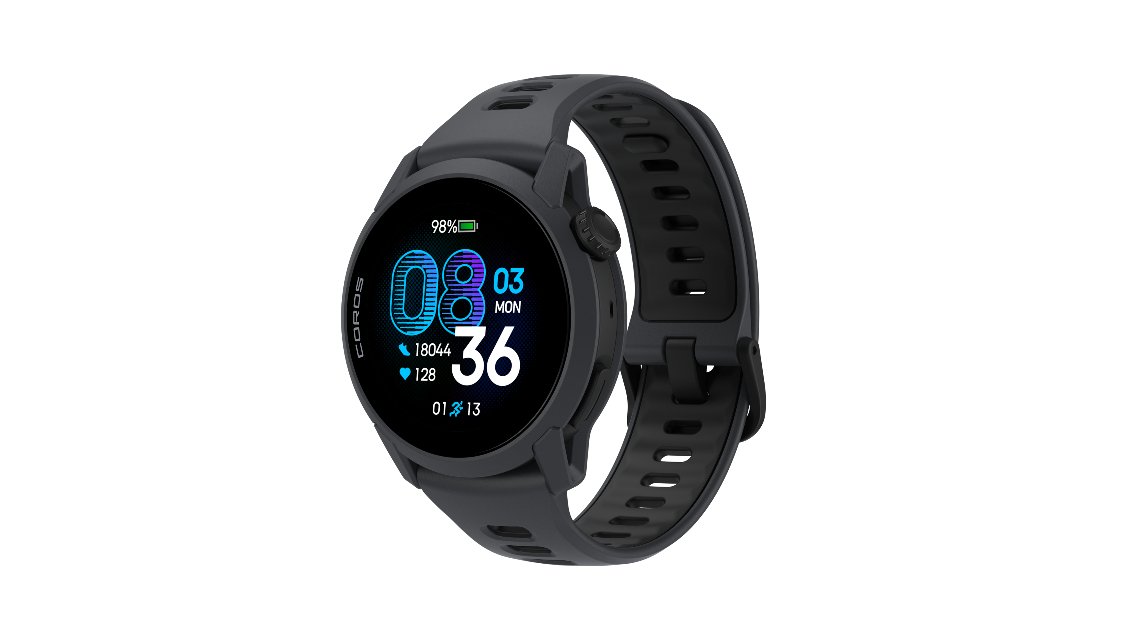 COROS PACE 4 GPS Sport Watch Silicone Black Black (2025) W335
