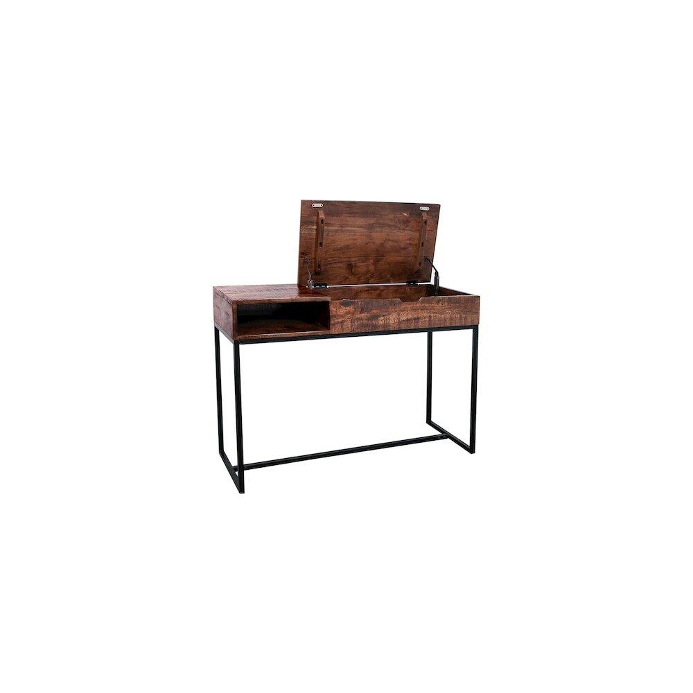 Alt View 2. Porter Designs - Lakewood Solid Acacia Wood Console Table - Brown.