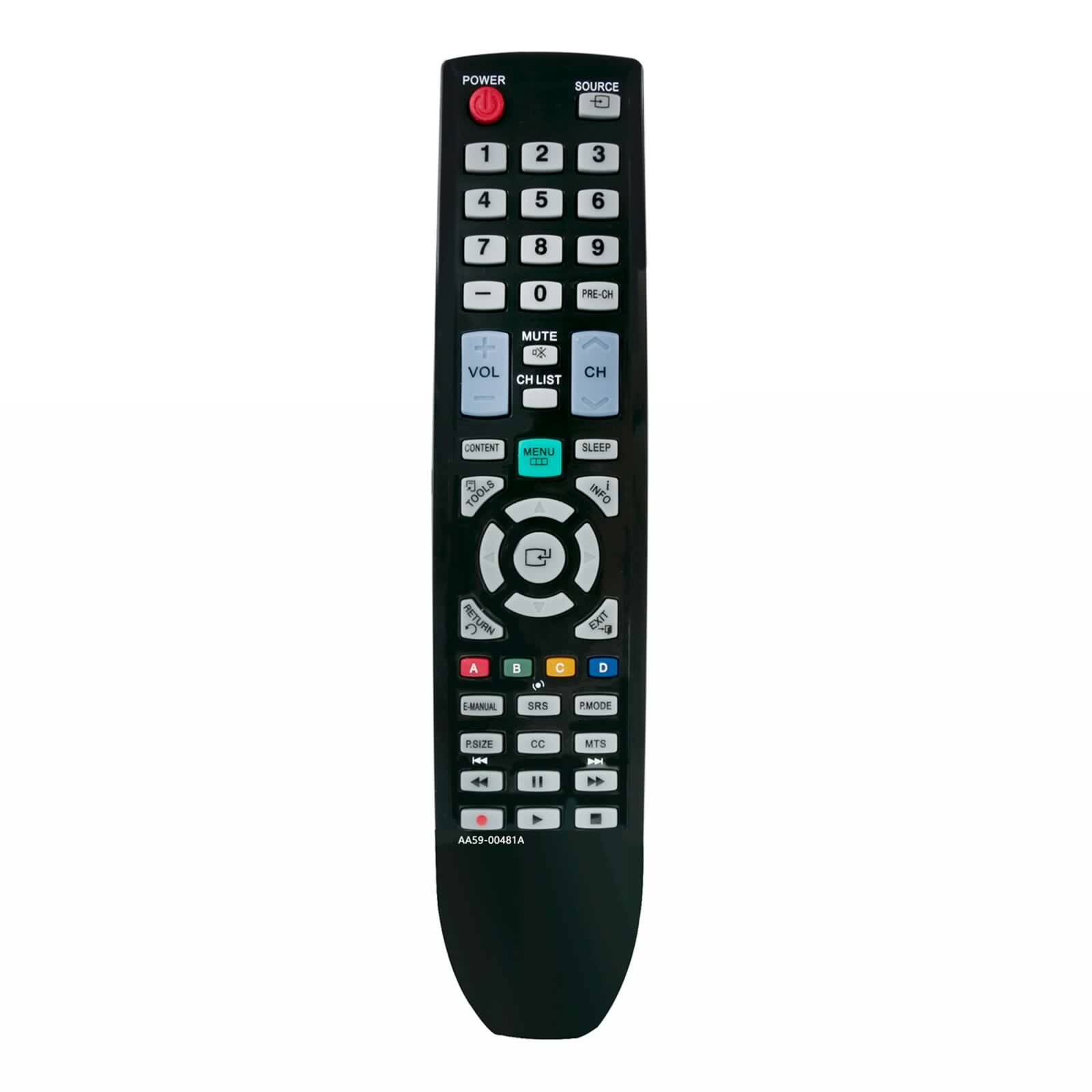VINABTY - New AA59-00481A Replaced Remote Fits for Samsung TV LN26D450G1D LN32D430G3D LN32D450G1D LN37D550K1F LN40D550K1F - Black