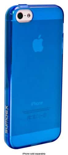 Front. Sumdex - Color Shades Frost Case for Apple® iPhone® 5 and 5s - Cobalt Blue.