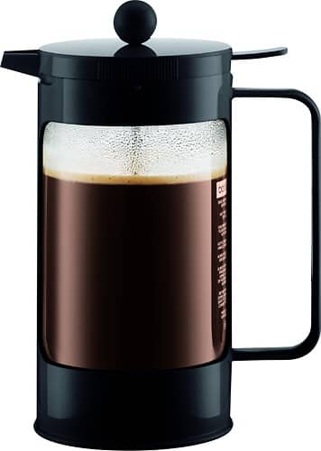 Front Standard. Bodum - Bean 8-Cup French Press Coffeemaker - Black.