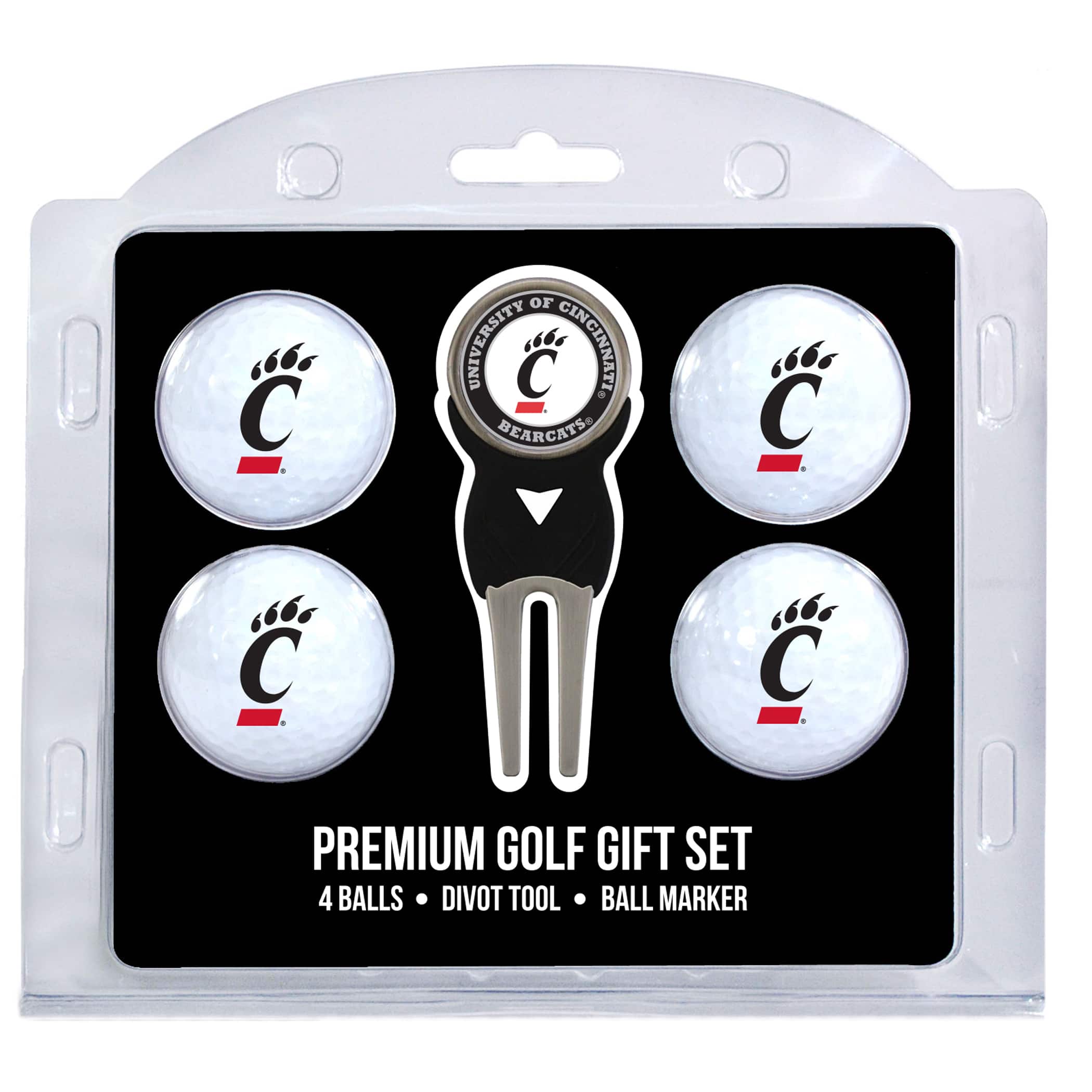 Photos - Golf Team Group Team  - Cincinnati Bearcats 4-Ball Gift Set - Multicolor 4000337 