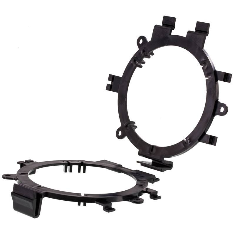 Alt View 3. Blaupunkt - 1 Pair (Qty 2) of Blaupunkt BPS-E652 6" 40W 2-Way Speakers, Adapters, Speaker Harness, Pry Tool (1995–2005 GM Vehicles).