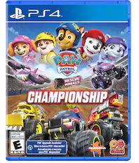 PS4. X CHL CP 1-26 Sat RESCUE WHEELS CHAMPIONSHIP O3 11111106 D6 02 EVERYONE ENFANTS et ADULTES E ESRB PS5 Upgrade Available Mise niveau PSS disponible' nickelodeon OG Outright Games