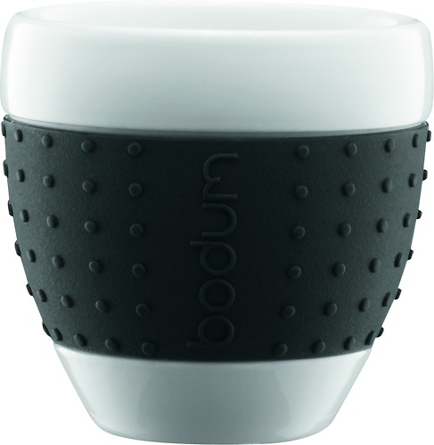 Best Buy: Bodum Pavina 8-Oz. Porcelain Cups (2-Pack) Black BOD