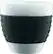 Front Standard. Bodum - Pavina 8-Oz. Porcelain Cups (2-Pack) - Black.