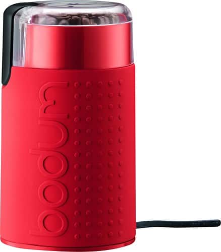Front Standard. Bodum - Bistro Coffee Grinder - Red.