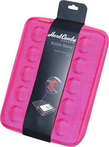 Angle Standard. Hard Candy Cases - Bubble Sleeve for Apple® iPad® and iPad® 2 - Pink.