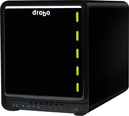 Angle Standard. Data Robotics - Drobo S 5-Bay 10TB External USB 3.0/Firewire 800/eSATA Storage Array.