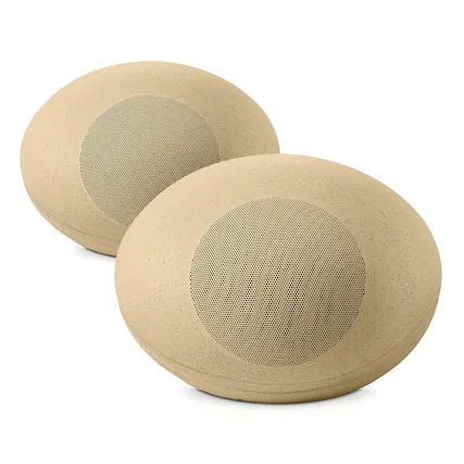 Front. Focal - Focal OD Stone 8 2-Way Outdoor Loudspeaker - Pair (Sand) - Sand.