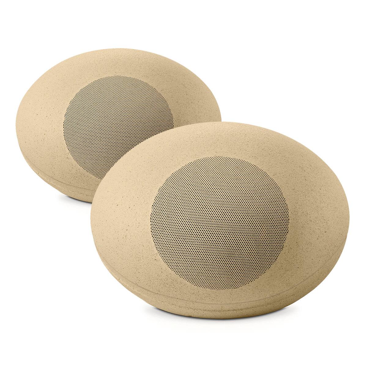 Front. Focal - Focal OD Stone 8 2-Way Outdoor Loudspeaker - Pair (Sand) - Sand.