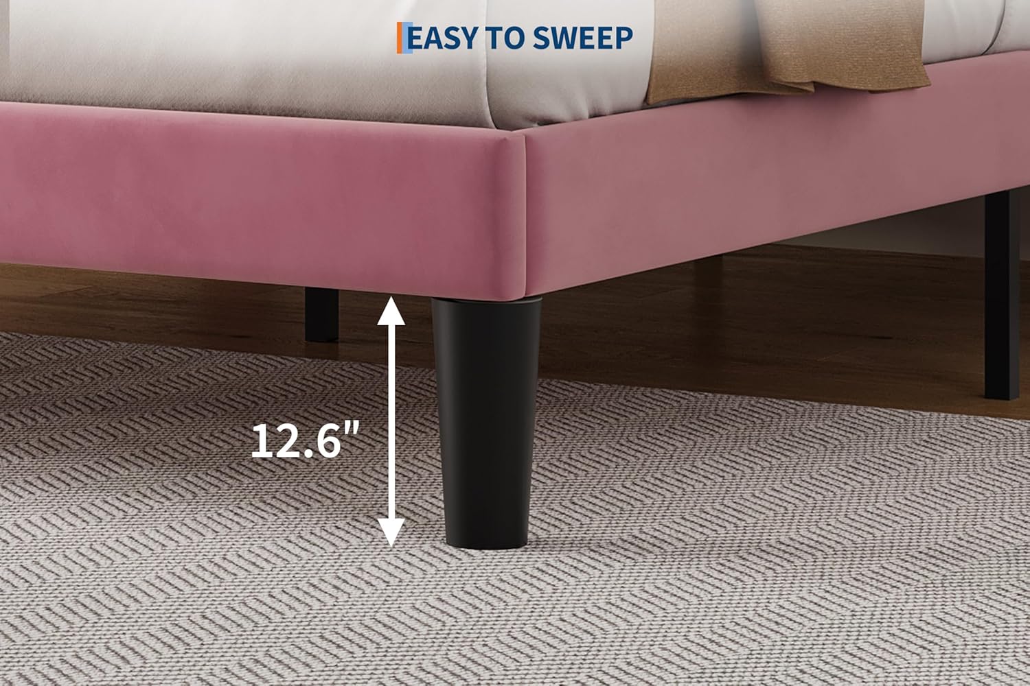 EASY TO SWEEP

12.6"