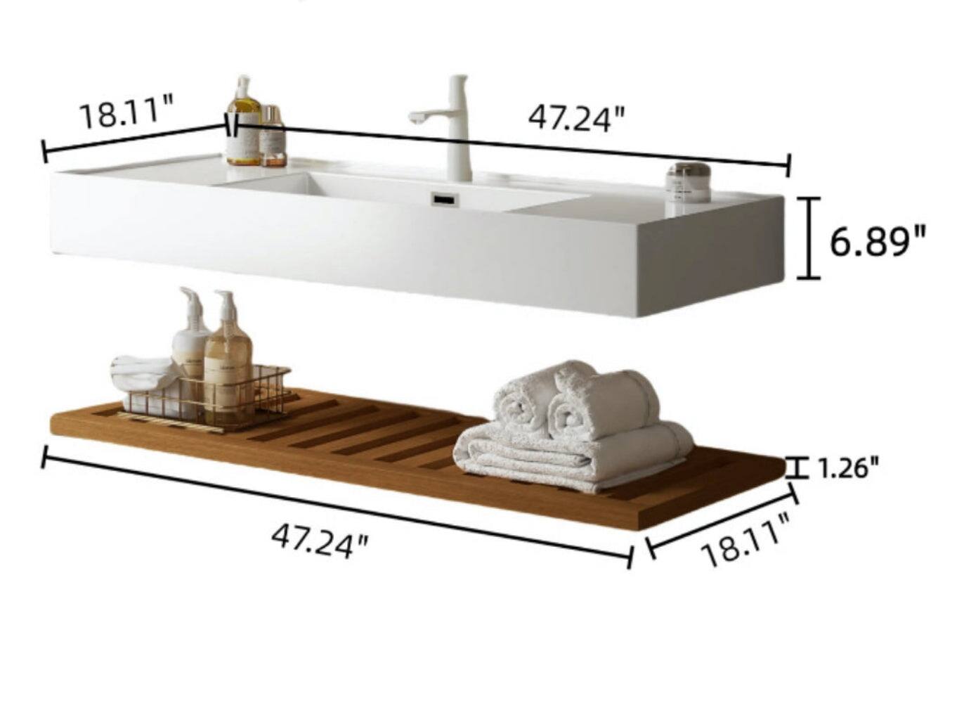 18.11"  
47.24"  
6.89"  
47.24"  
1.26"  
18.11"