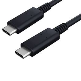 Sanoxy - 0.5m/1.5ft USB 3.2 Gen 2x1 Type-C to Type-C Cable – - Black