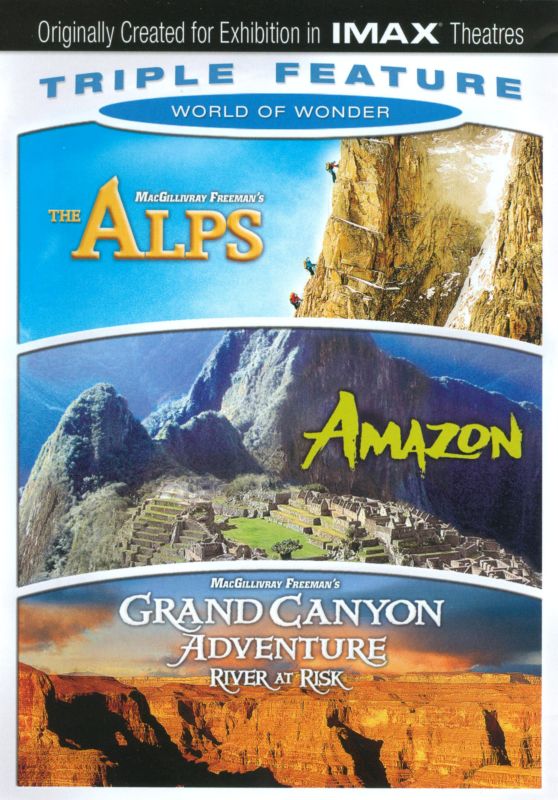 World of Wonder Triple Feature: The Alps/Amazon/Grand Canyon Adventure: River at Risk [3 Discs] [DVD]