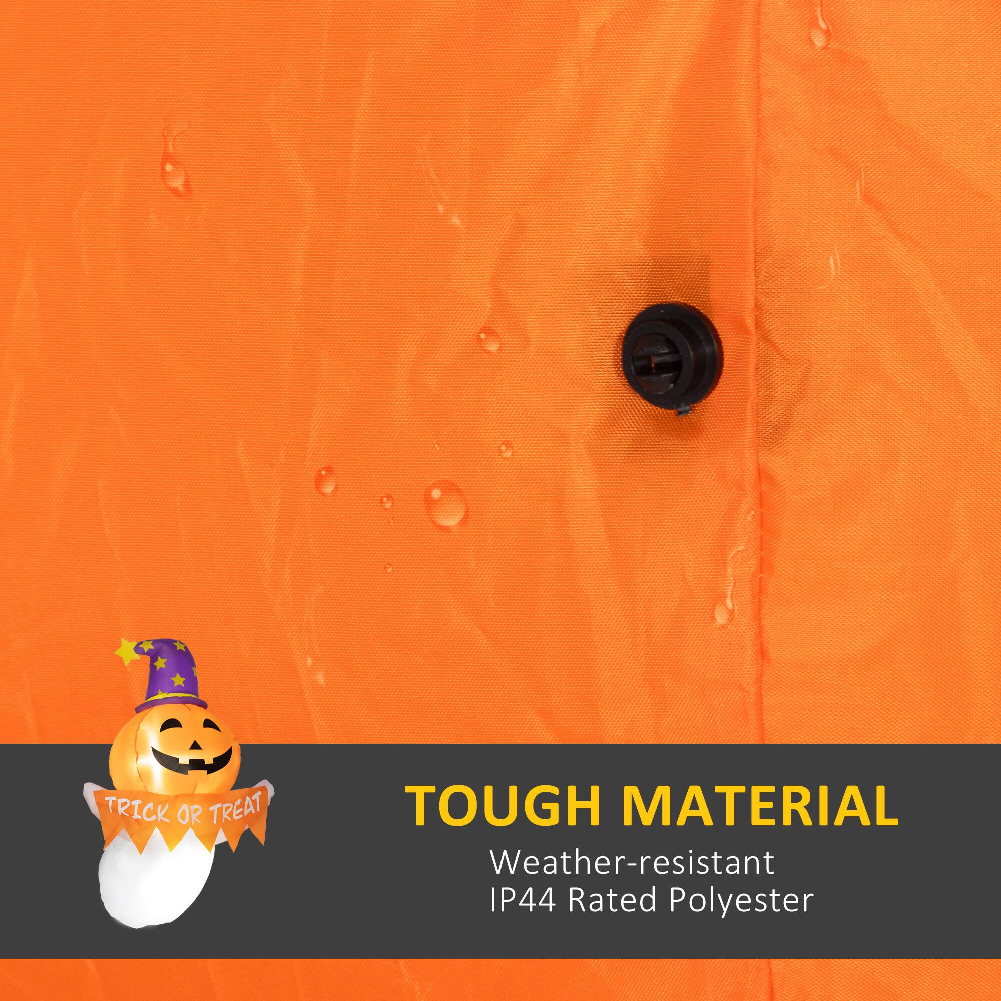 The corrected text is:

"TOUGH MATERIAL
Weather-resistant IP44 Rated Polyester"