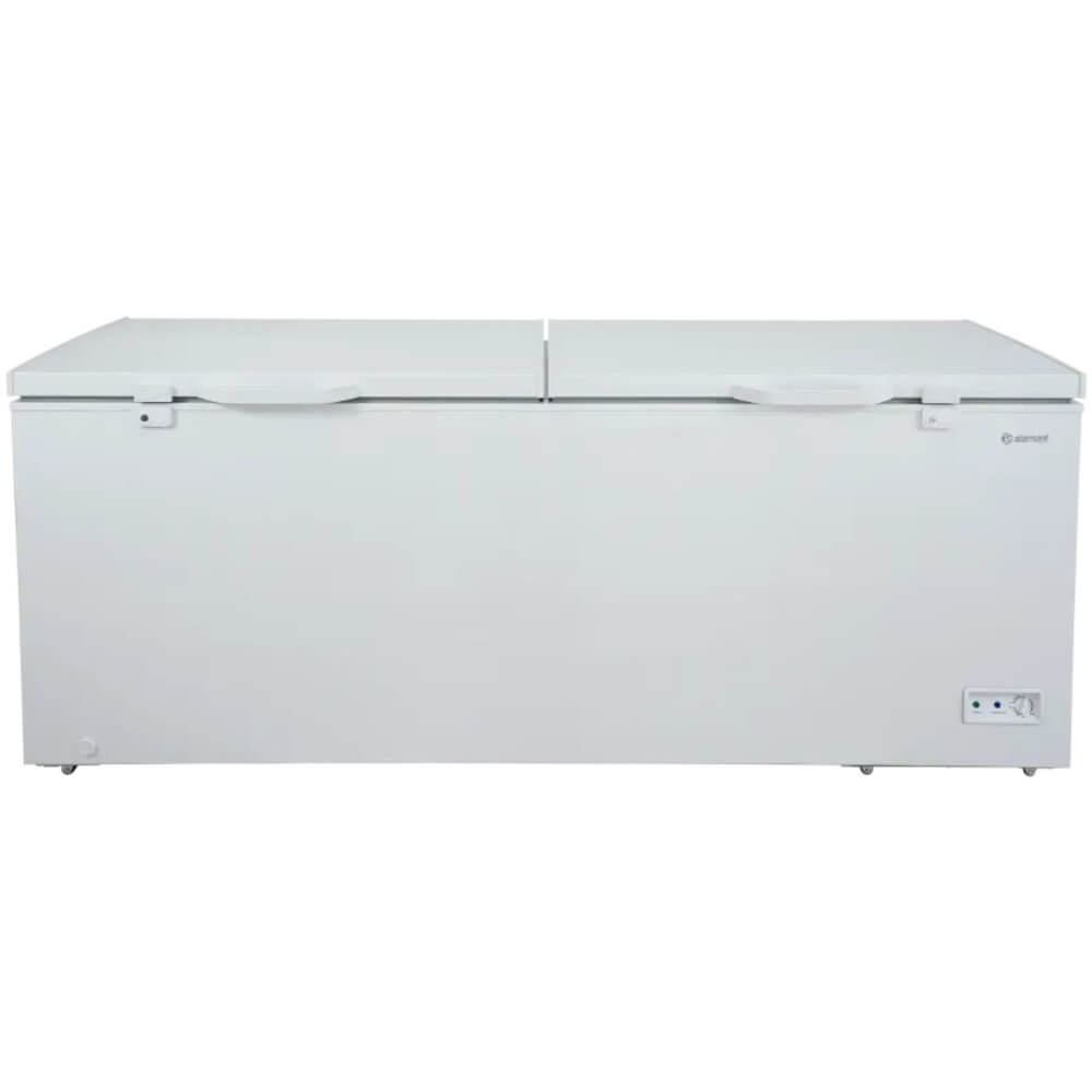 Front. Element Electronics - Element ECF21MDCW 21 Cu. Ft. White Two Door Chest Freezer - White.
