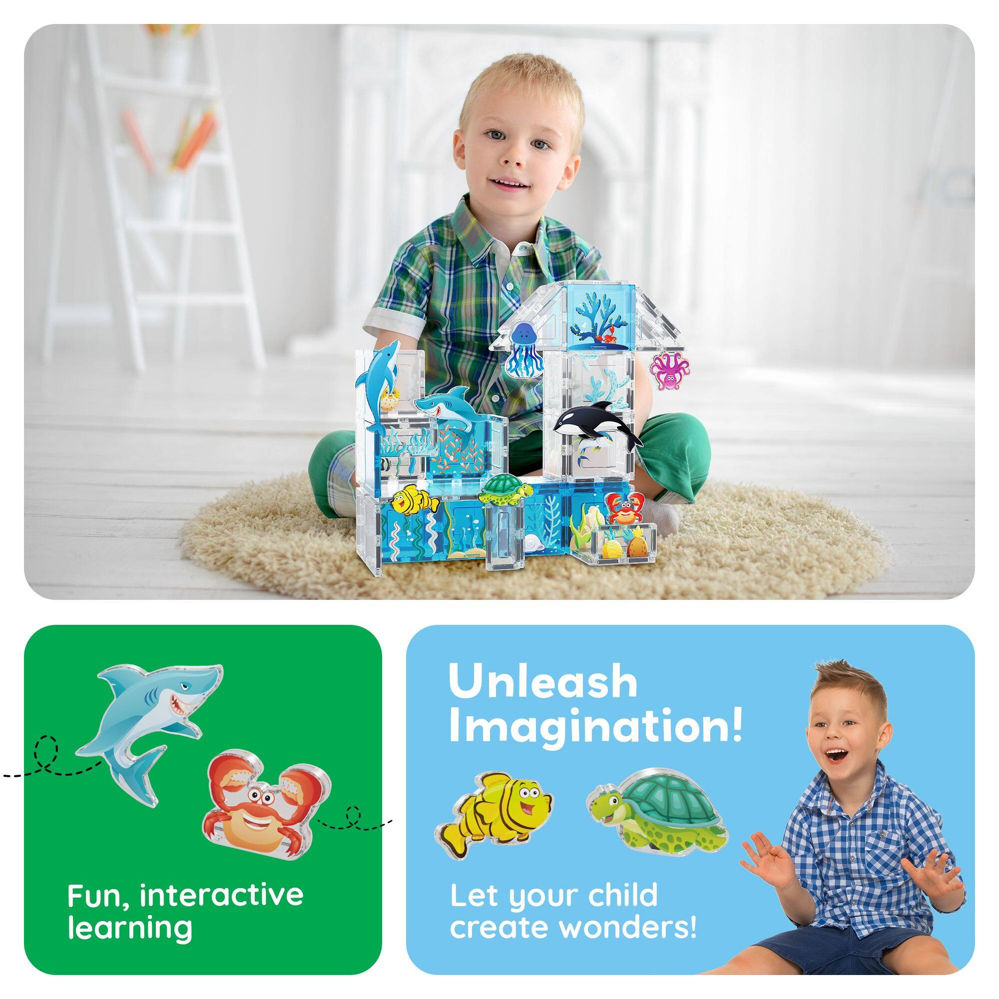 Unleash Imagination! Let your child create wonders! Fun, interactive learning