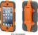 Angle. Griffin Technology - Grey/Orange Survivor All-Terrain Case + Belt Clip for iPod touch (5th gen.) - Orange.
