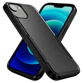 Entronix - Case Compatible with iPhone 17e - Soft-Touch Dual-Layer Sleek Cover - Black