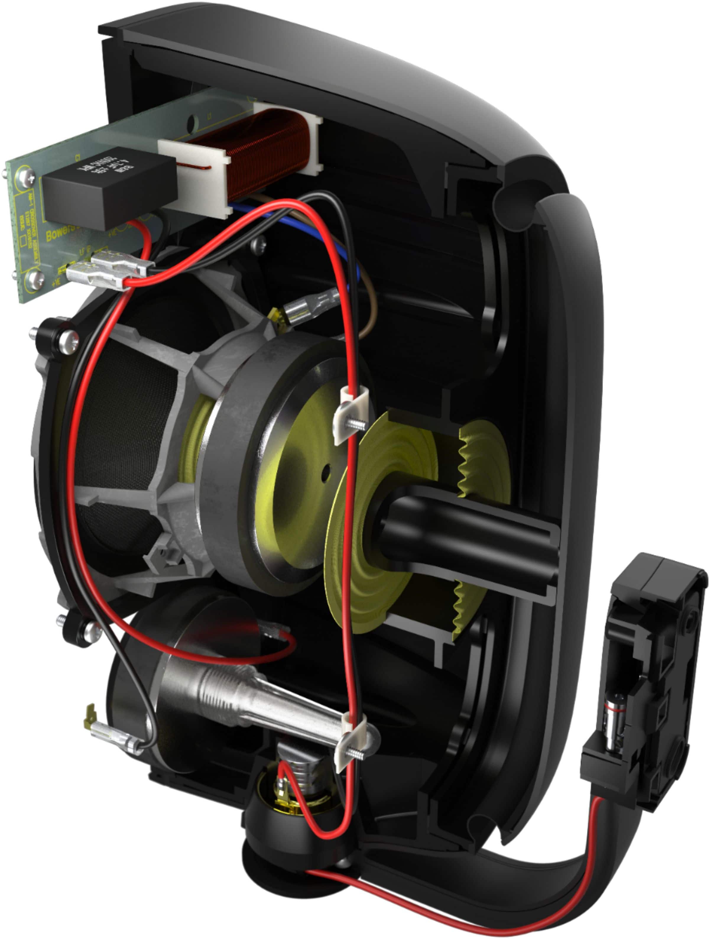 Alt View 13. Bowers & Wilkins - Architectural Monitor 5" 100W 2-Way Indoor/Outdoor Loudspeakers (Pair) - Black.