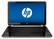 Front Standard. HP - Pavilion 15.6" Touch-Screen Laptop - 4GB Memory - 750GB Hard Drive - Anodized Silver/Sparkling Black.