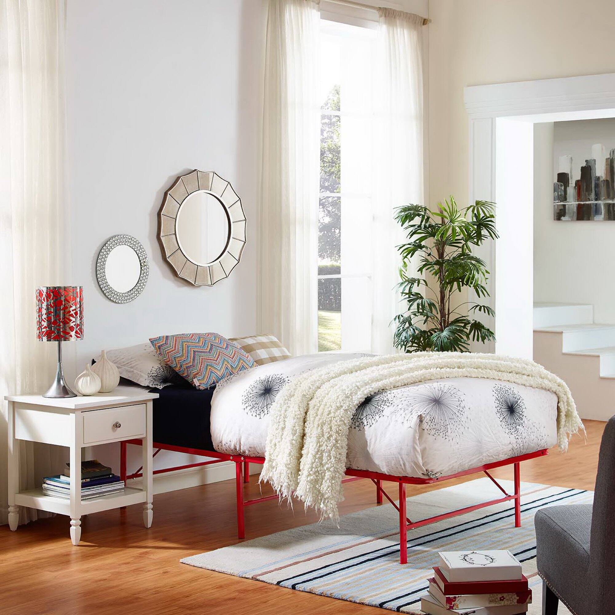 Alt View 5. Modway - Anya Fabric Full Bed - Blue.