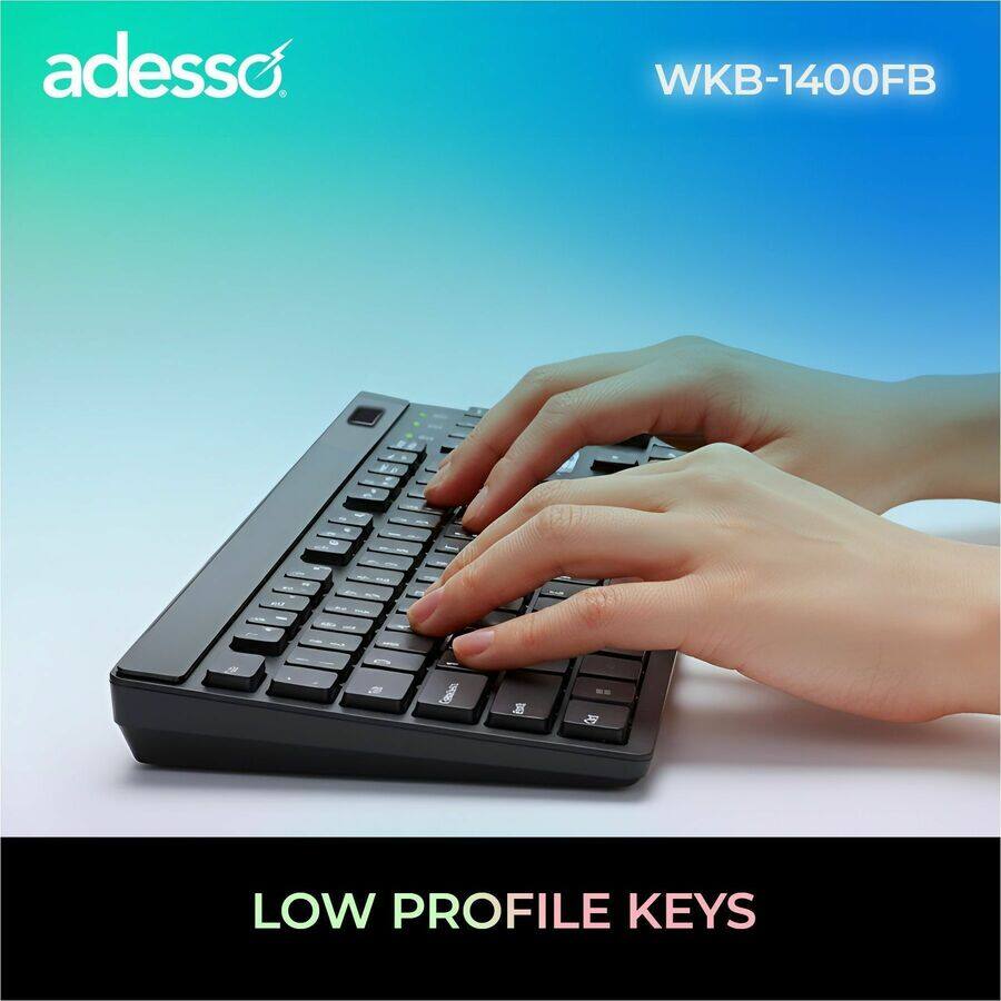 adesso WKB-1400FB  
LOW PROFILE KEYS