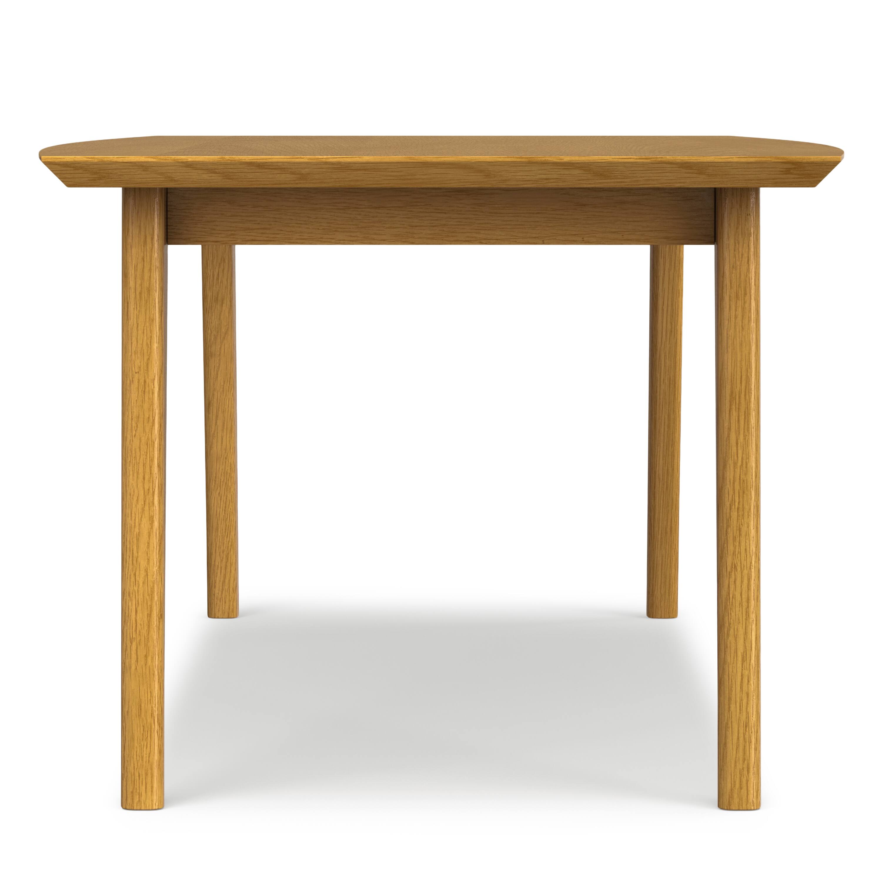 Alt View 1. Simpli Home - Draper SOLID WOOD and Rubberwood 66 inch x 40 inch Rectangle Mid Century Modern Dining Table in OAK WOOD - Oak Veneer.