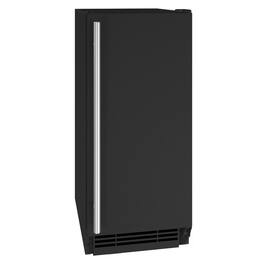 U-Line - 15" 25-Lb Freestanding Icemaker - Black