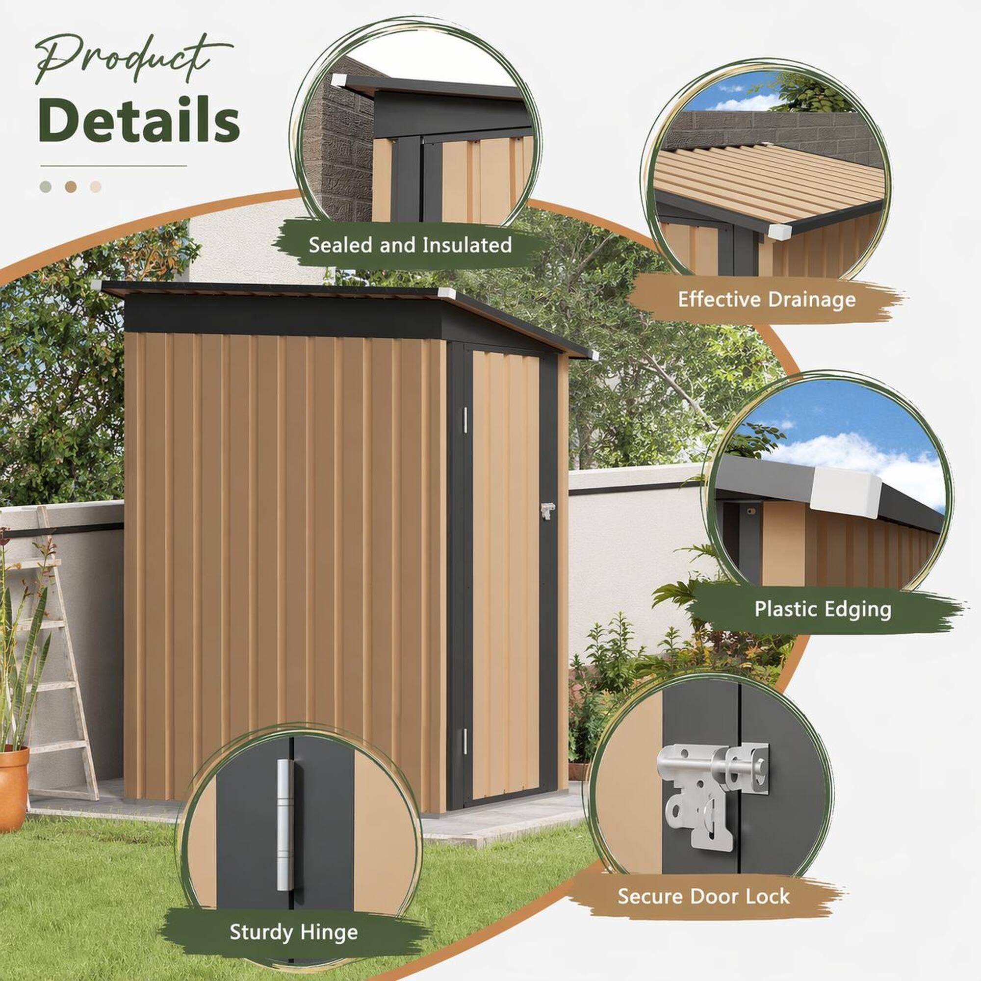 Product Details
- Sealed and Insulated
- Effective Drainage
- Plastic Edging
- Sturdy Hinge
- Secure Door Lock