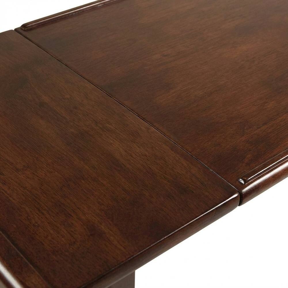 Alt View 2. BisonOffice - Antique Walnut Adjustable Laptop Cart with Solid Wood Finish for Mobility - Walnut.