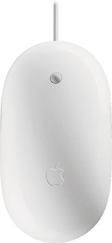 Front Standard. Apple - Refurbished Optical Mouse.