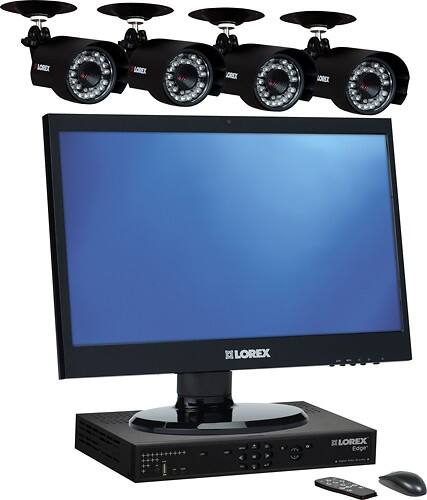 Angle Standard. Lorex - Edge + Series 8-Channel, 4-Camera Indoor/Outdoor Surveillance System.