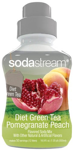  SodaStream - Diet Green Tea Pomegranate Peach Sodamix