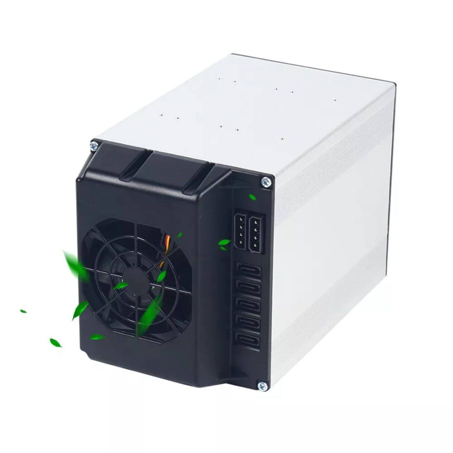 Front. Stock Preferred - 5-Bay HDD Enclosure Hot Swap Cage - White.