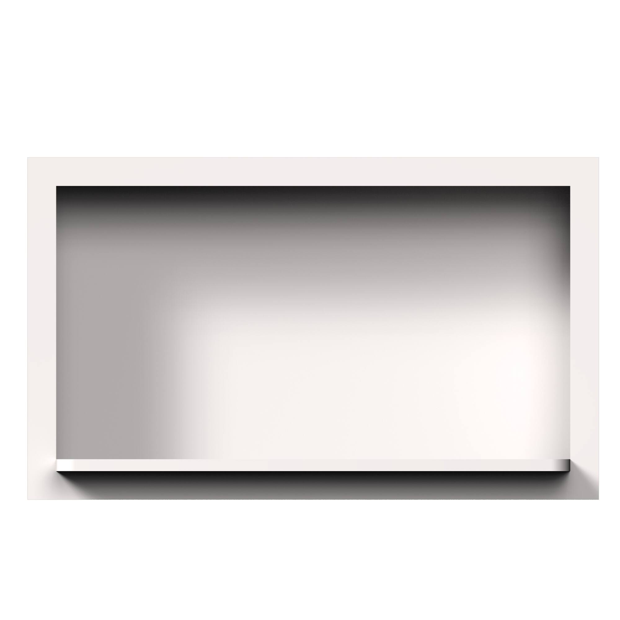 Angle. Boyel Living - 30-in W x 18-in H x 12-in D Shaker RTA Kitchen Wall Microwave Cabinet with Soft-Close - White Shaker.