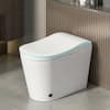 Front. Famapy - Minimalist Touchless Smart Toilet with Auto Lid & Flush, UV-C Self-Clean Nozzle, Heated Seat & Quiet Dryer - White.