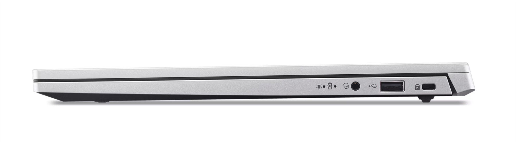 Alt View 4. Acer - Aspire Lite 15.6" Laptop FHD Intel N150 4GB 128GB SSD Intel Graphics AL15-36P-C0M7 - Silver.