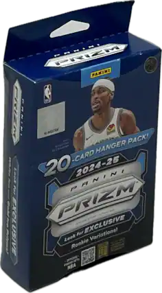 PRIZM PANINI PRIZM PANINI 20-CARD HANGER PACK! 2024-25 Look for EXCLUSIVE Rookie Variations! PANINI EXCLUSIVE for EXCLUSIVE Variations!