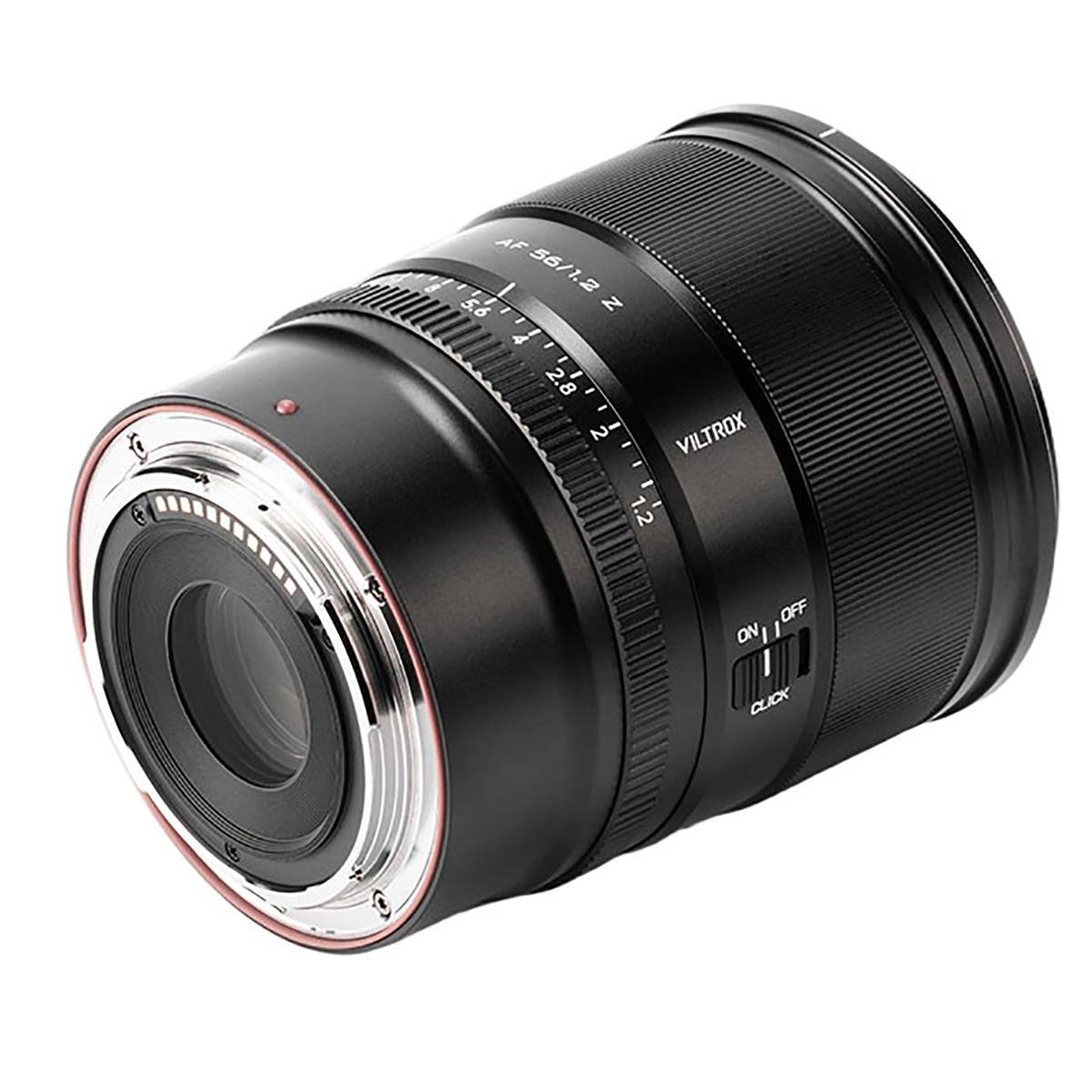 AF 56/1.2 5.6 F Z 1, 2.8 - 2 VILTROX - - - 1.2 1. OFF ON I I CLICK