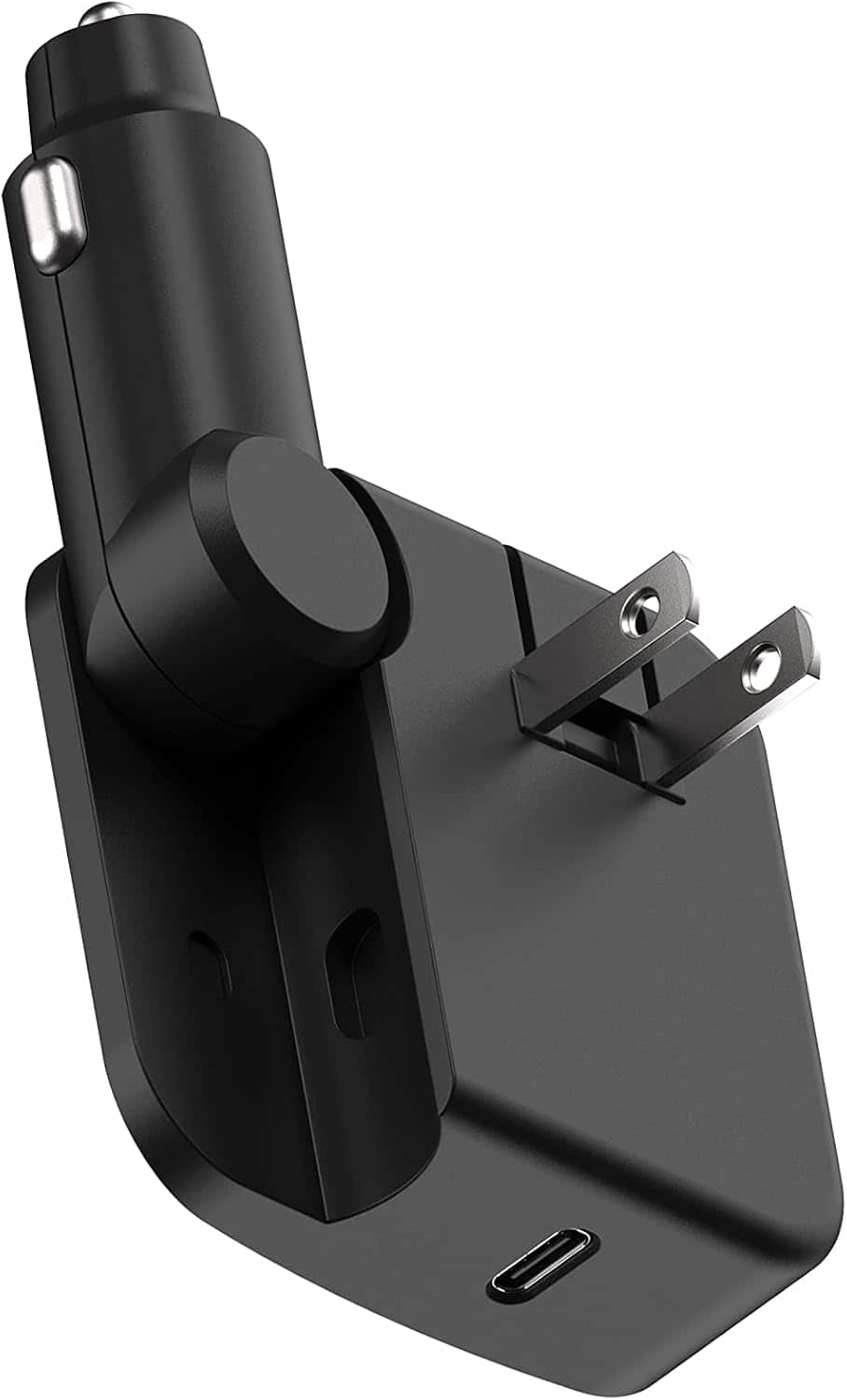 Scosche - HCPDC30 PowerVolt 2 in 1 30W Home and Car Charger Compatible with USB-C Devices - Black